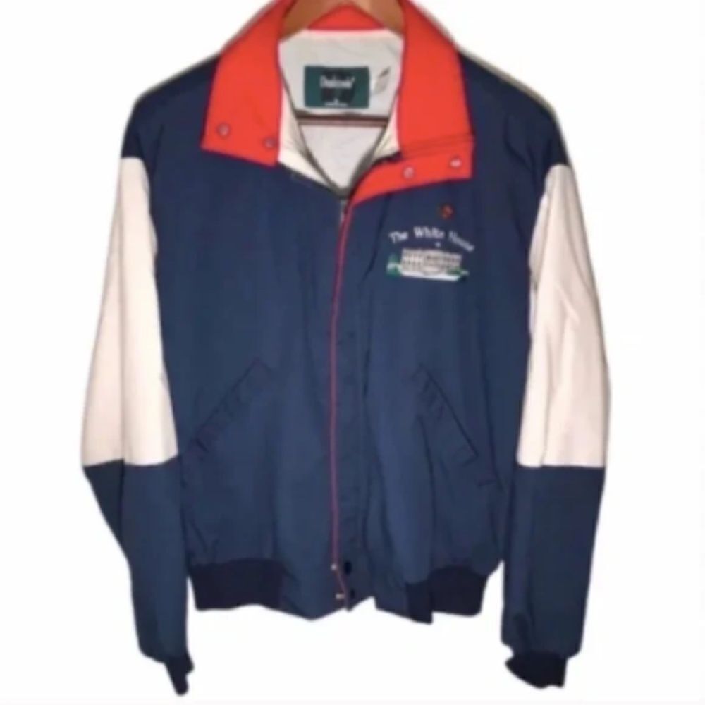 Vintage White House Windbreaker Jacket